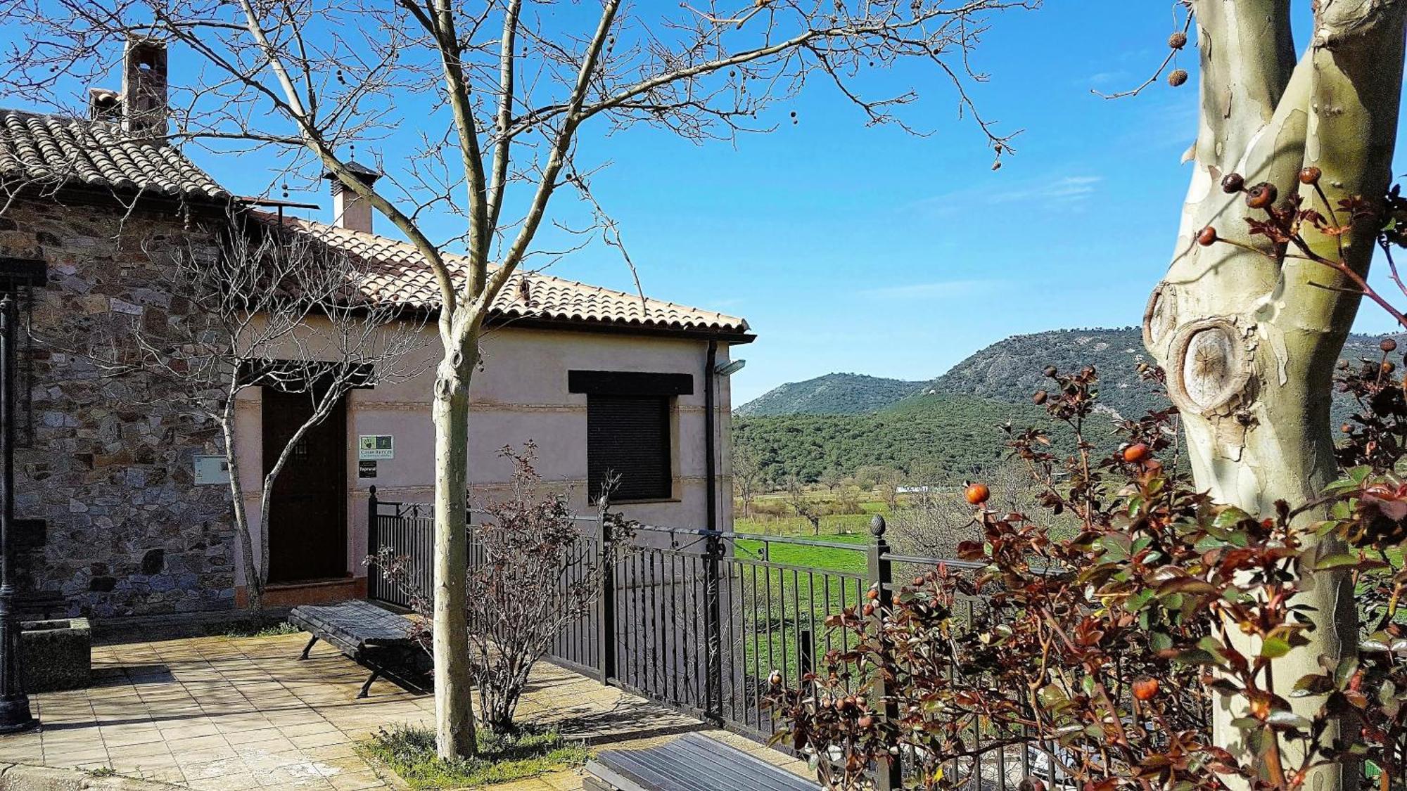 Casa Con Piscina En Parque Nacional De Cabaneros Navas de Estena Eksteriør billede